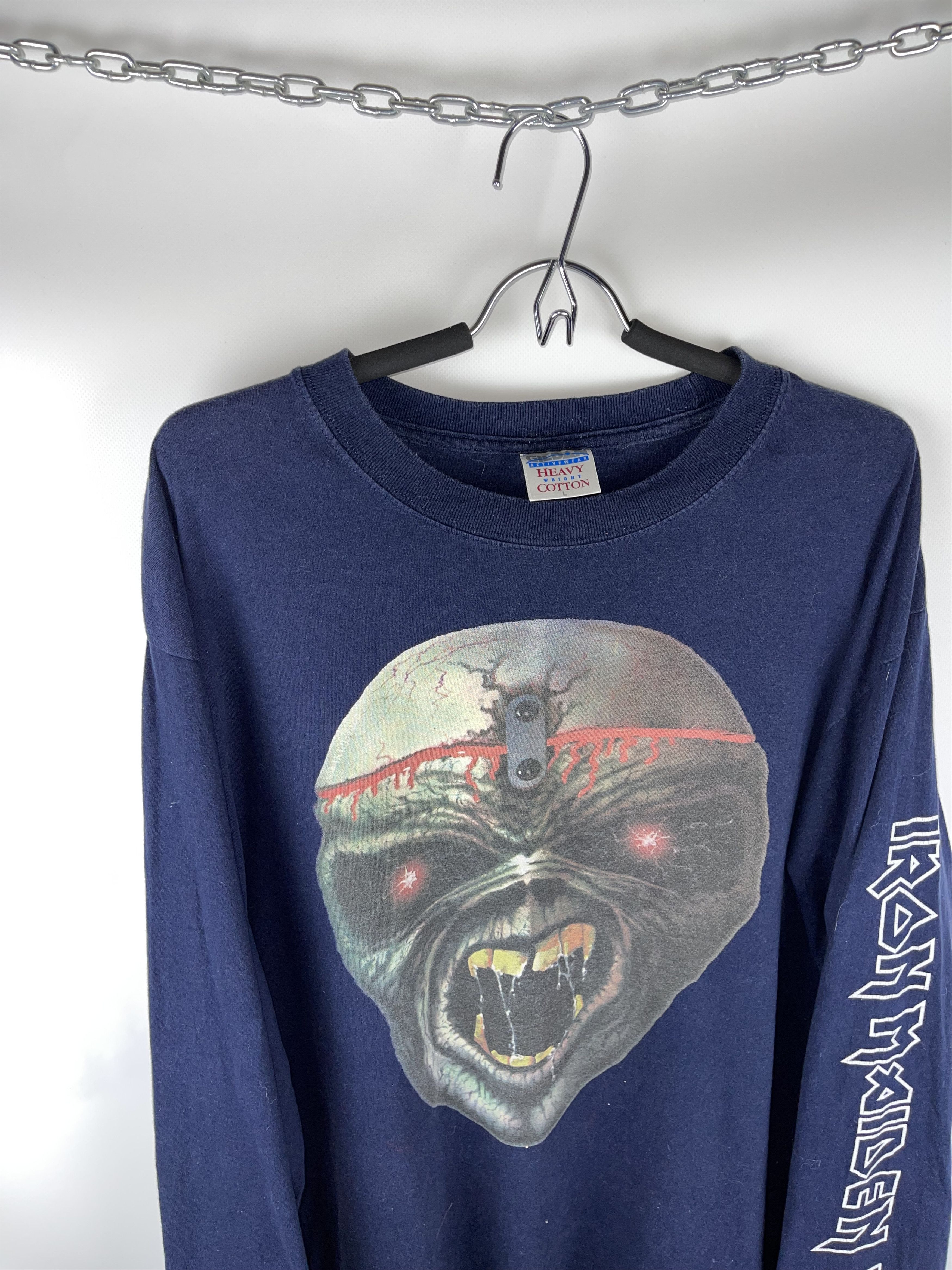 Band Tees Iron maiden FL vintage Gildan fun club 17.6.2000 band tee Size US L / EU 52-54 / 3 - 2 Thumbnail