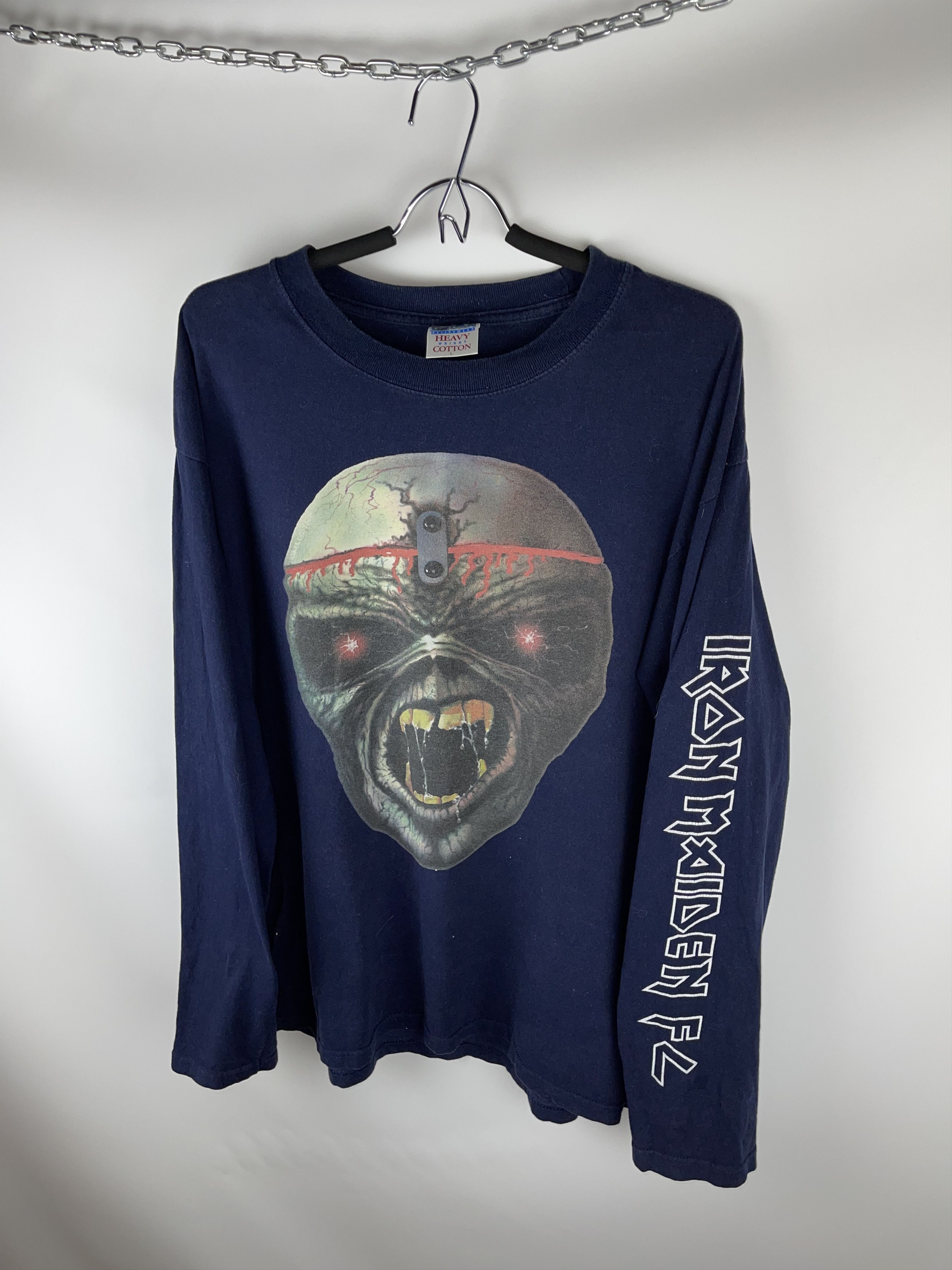 Band Tees Iron maiden FL vintage Gildan fun club 17.6.2000 band tee Size US L / EU 52-54 / 3 - 4 Thumbnail