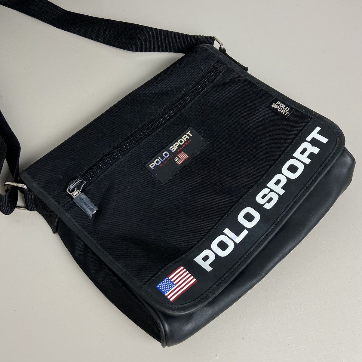 Ralph Lauren 00s POLO SPORT BY RALPH LAUREN NYLON CROSS BODYBAG - № 6002 Size ONE SIZE - 2 Thumbnail
