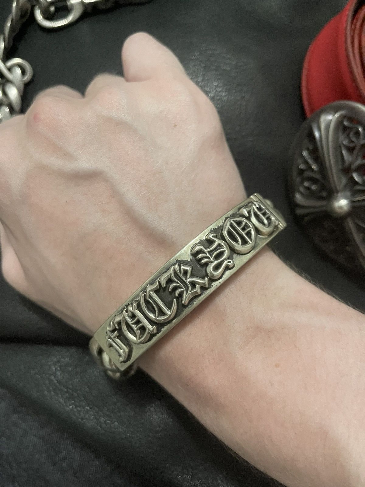Chrome Hearts super rare chrome hearts fuck you bracelet Size ONE SIZE - 2 Thumbnail