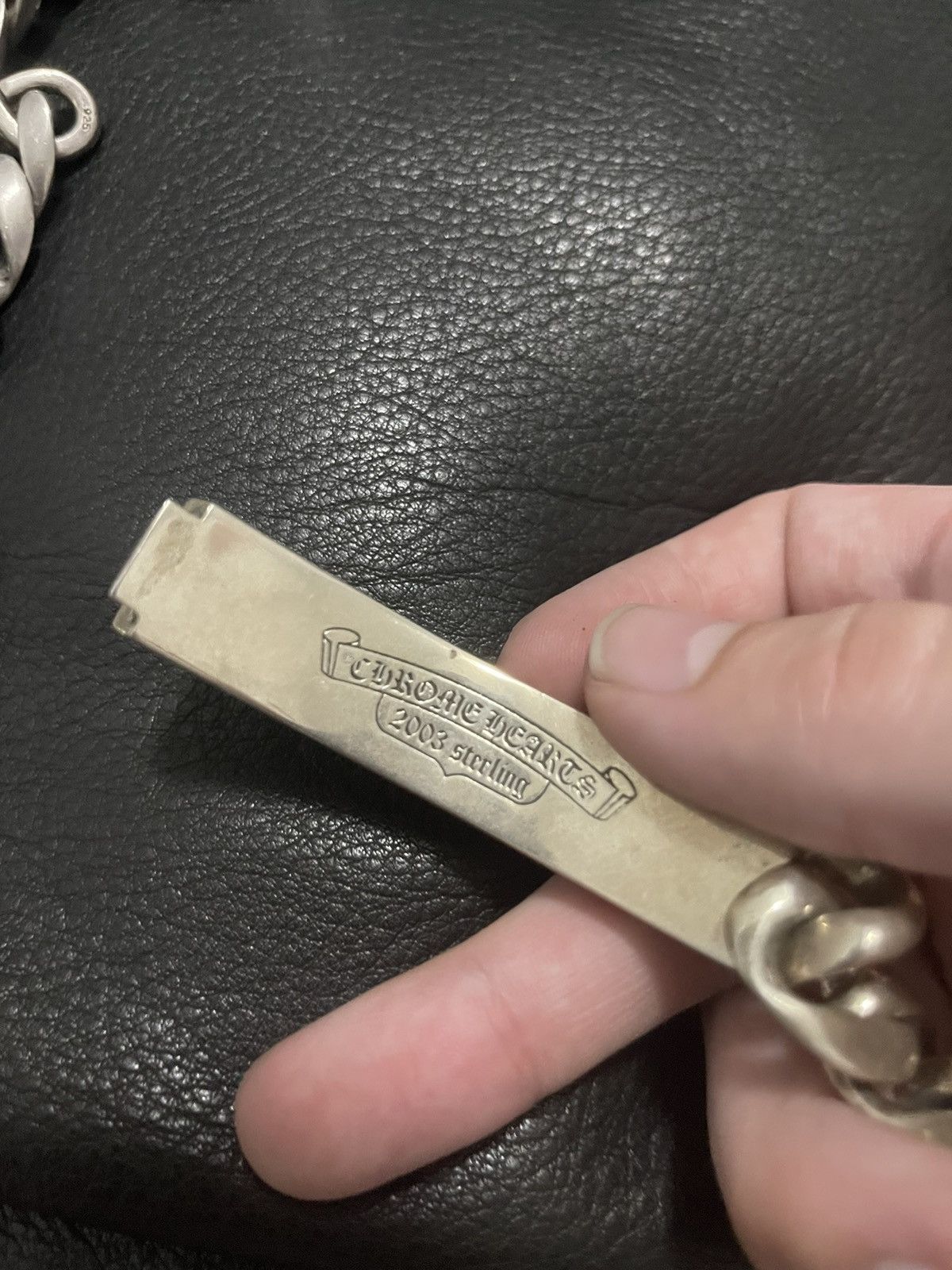 Chrome Hearts super rare chrome hearts fuck you bracelet Size ONE SIZE - 4 Thumbnail