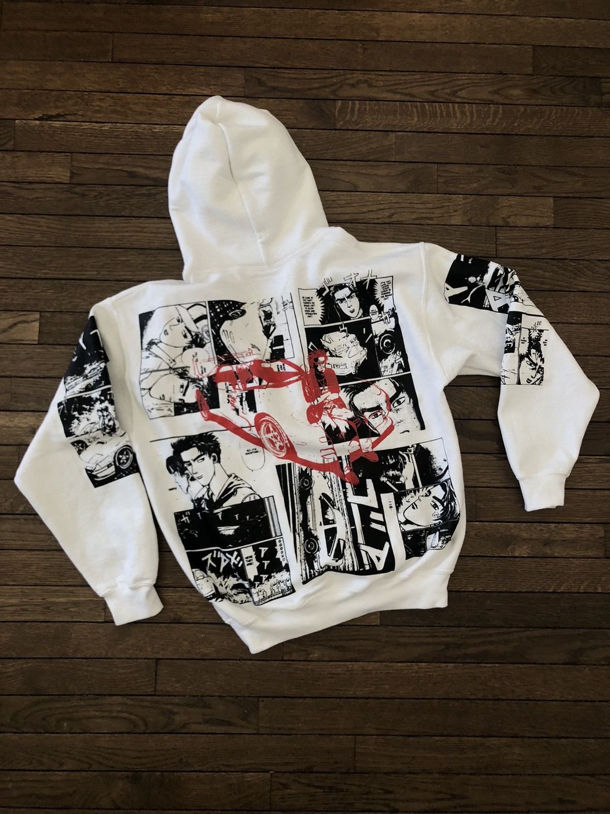 Ghost Supply Rare Initial D Manga outlet Hoodie - Large