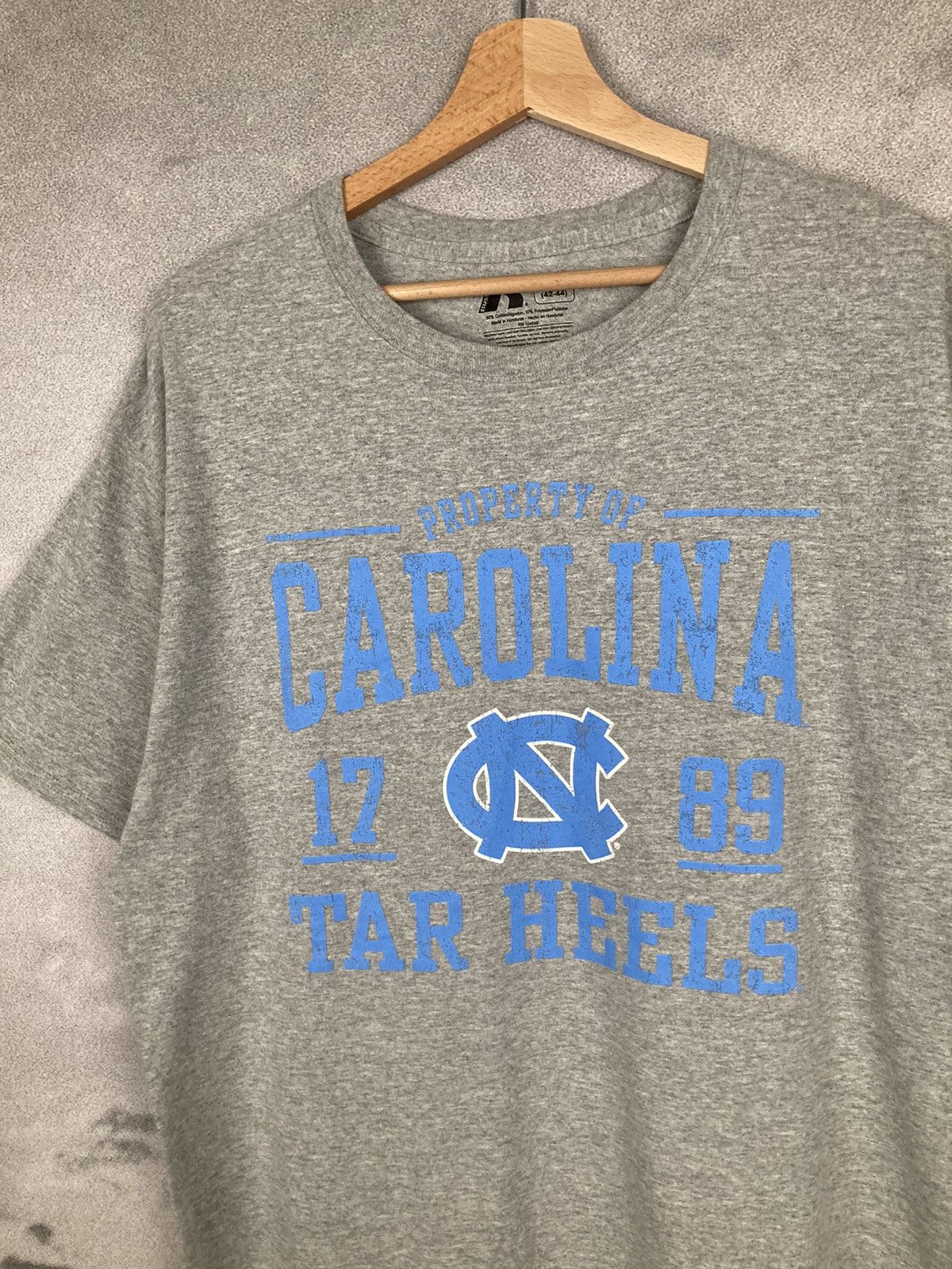 Russell Athletic Vintage Russell Athletic Carolina Tar Heels T Shirt Size US L / EU 52-54 / 3 - 3 Thumbnail