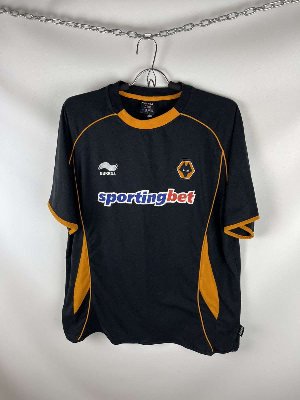 Vintage Burrda Wolverhampton 2011 2012 away soccer jersey football Size US XXL / EU 58 / 5 - 1 Thumbnail