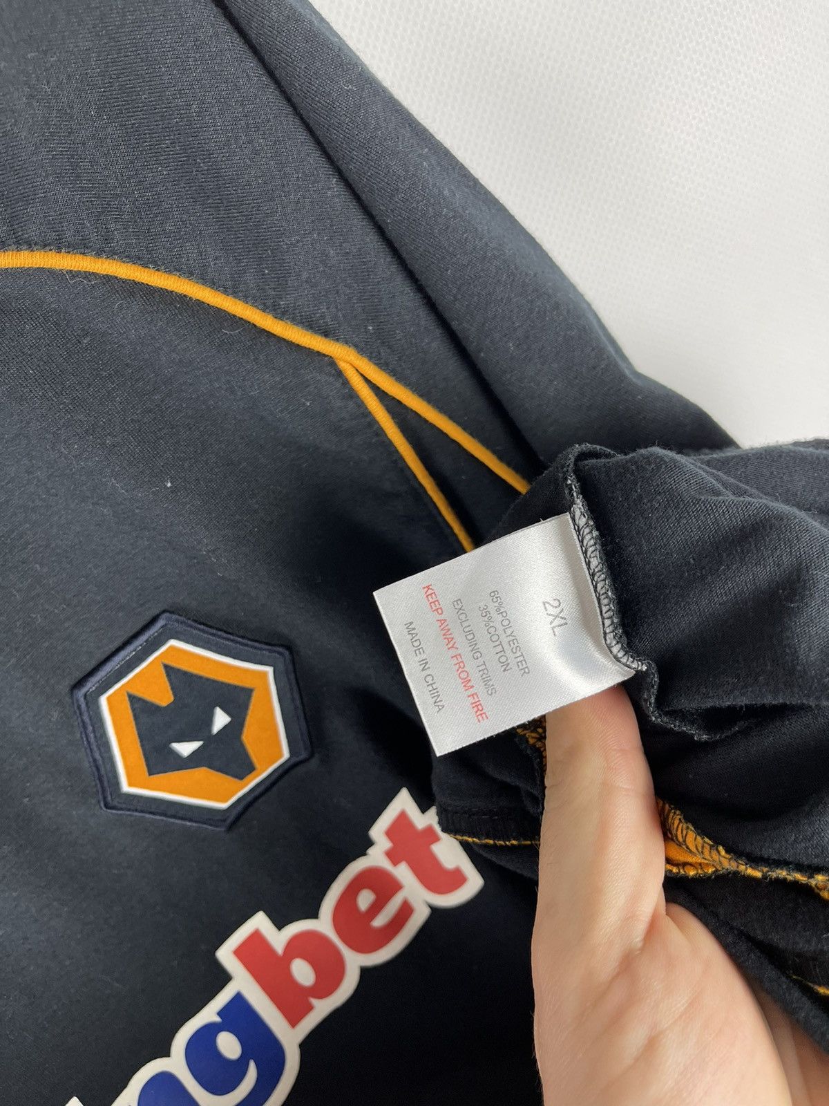 Vintage Burrda Wolverhampton 2011 2012 away soccer jersey football Size US XXL / EU 58 / 5 - 8 Thumbnail