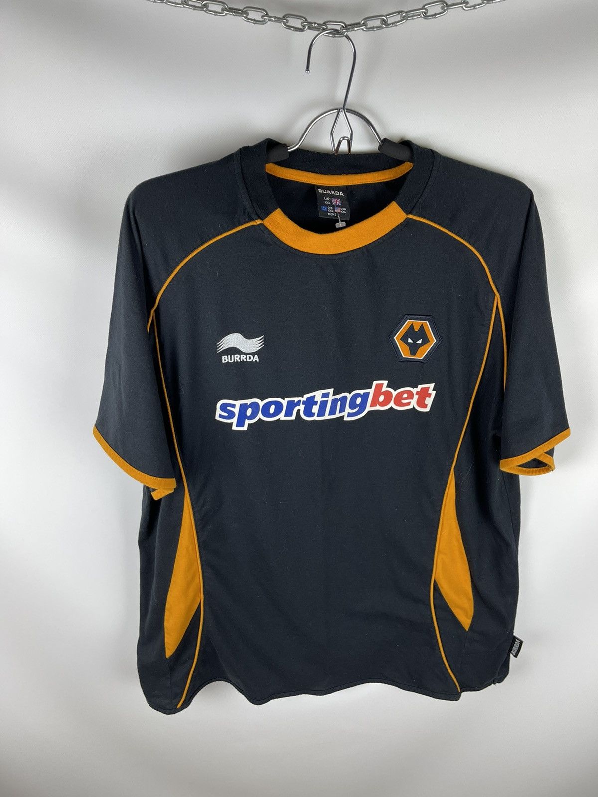 Vintage Burrda Wolverhampton 2011 2012 away soccer jersey football Size US XXL / EU 58 / 5 - 7 Thumbnail