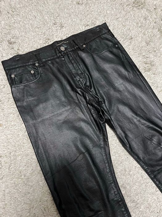 Saint Laurent Paris 14SS D02 Faux Leather Pants sz31 Size US 31 - 2 Preview