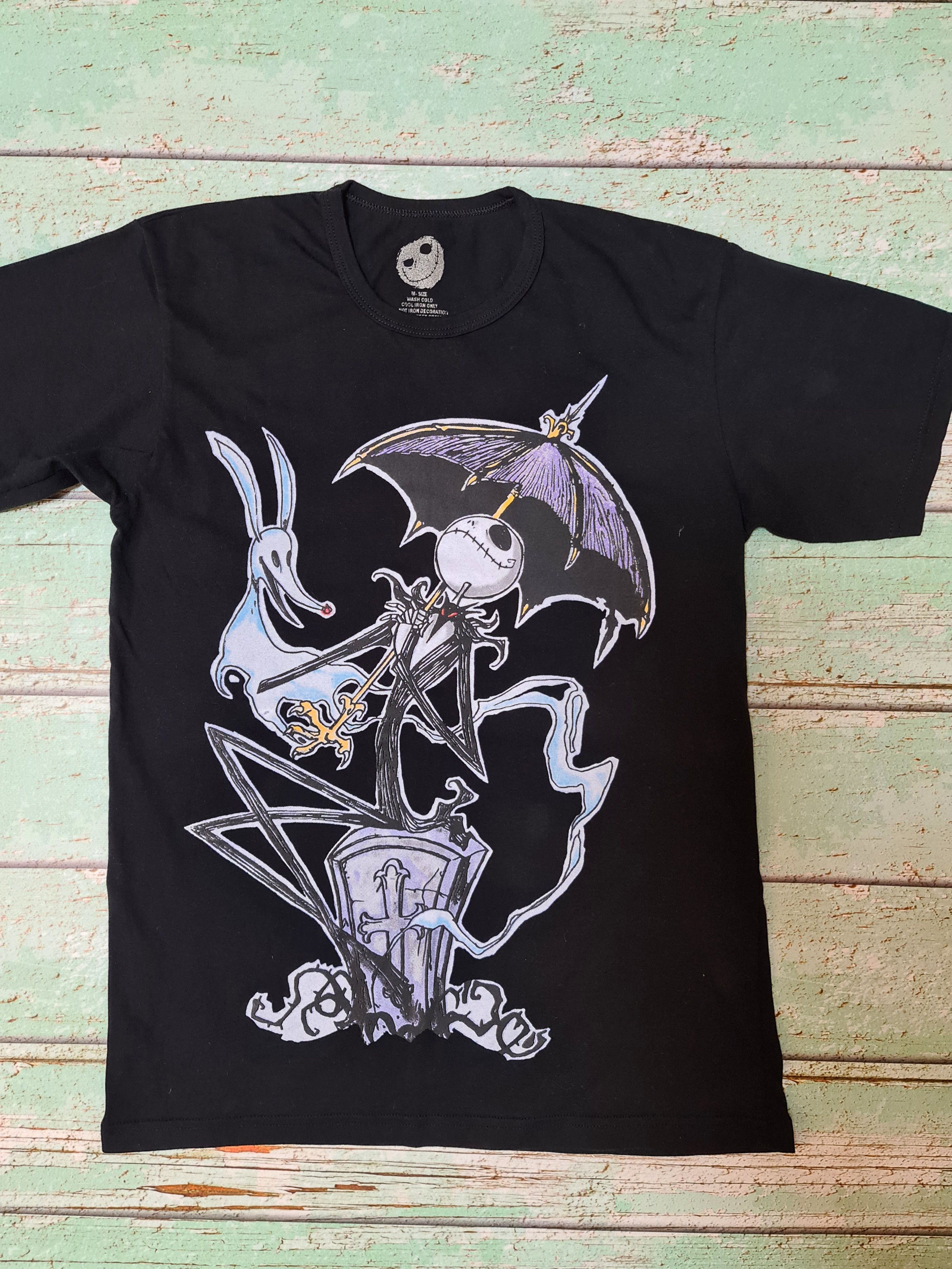 Vintage Vintage 90s Tim Burtons Nightmare Before Christmas Size US M / EU 48-50 / 2 - 1 Thumbnail