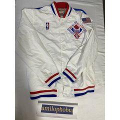 mitchell and ness warm up 1988 all star jacket mens size medium