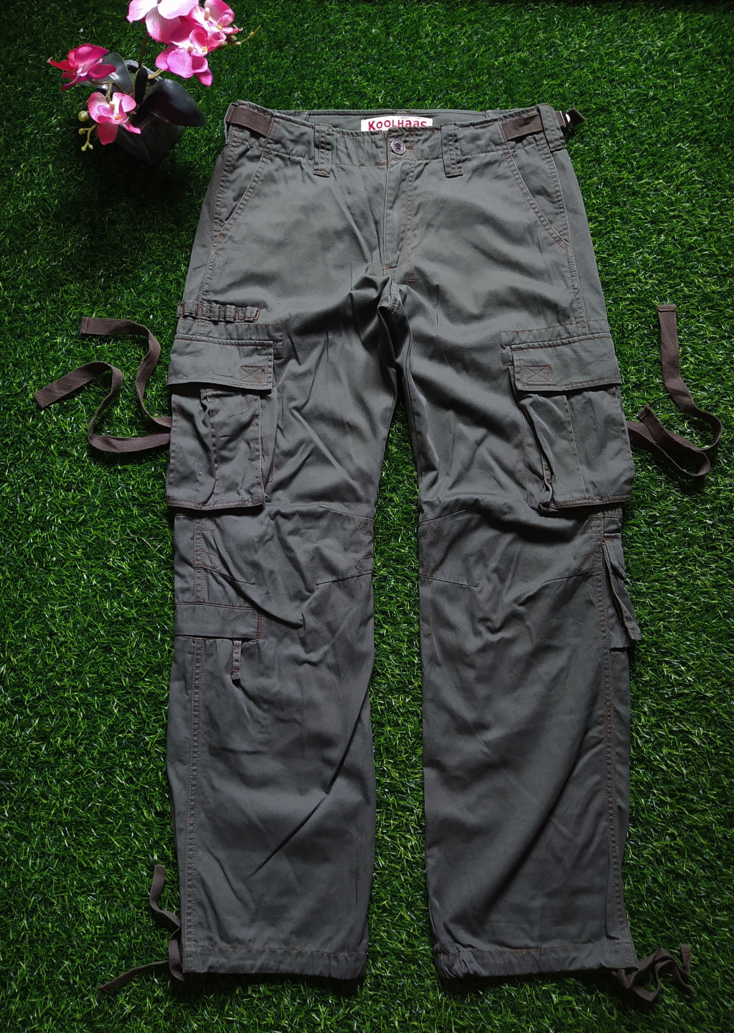 Japanese Brand Cargo Multipockets Pants Size US 34 / EU 50 - 1 Thumbnail