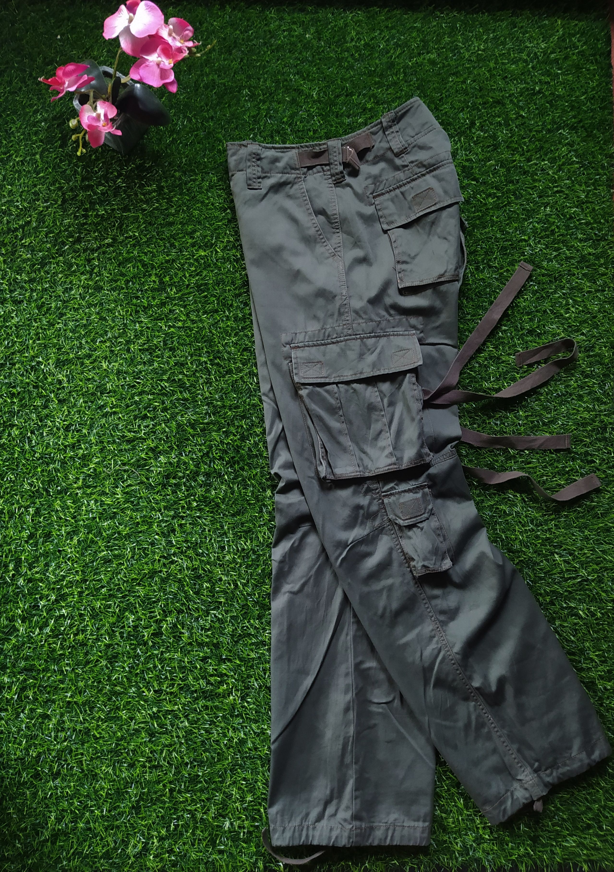 Japanese Brand Cargo Multipockets Pants Size US 34 / EU 50 - 4 Thumbnail