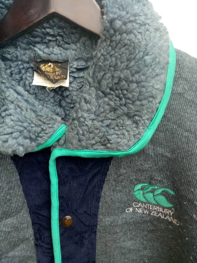 Canterbury of New Zealand CANTERBURY jacket rugby sports rare rap sweater Size US XL / EU 56 / 4 - 3 Thumbnail