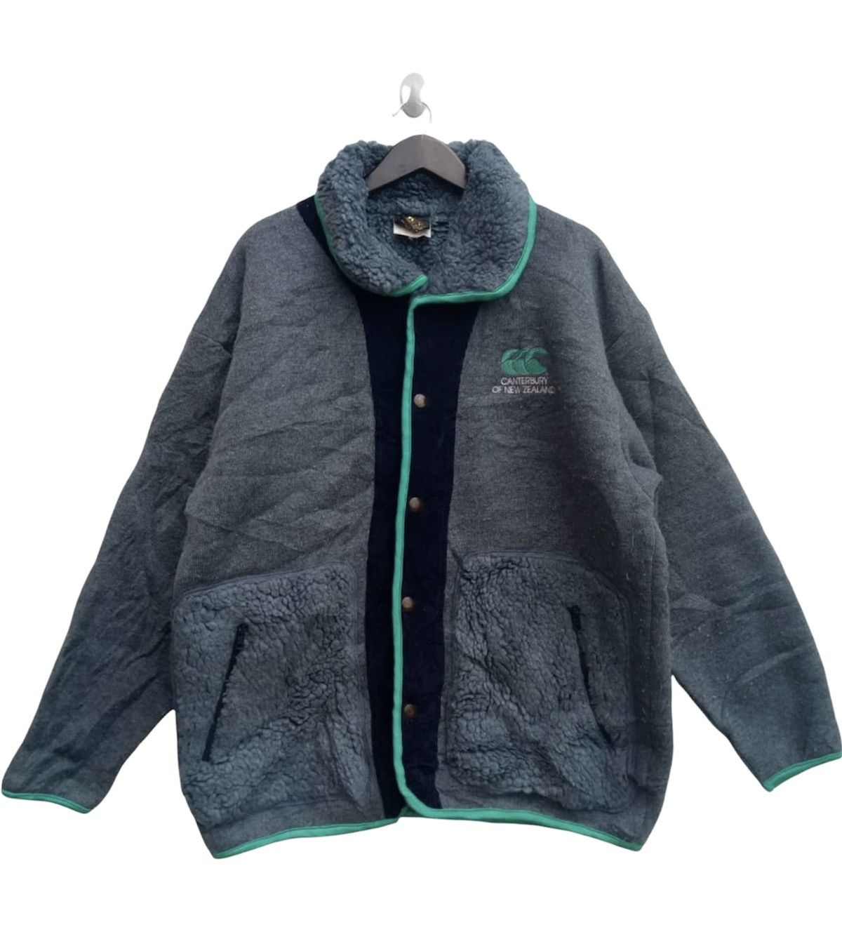 Canterbury of New Zealand CANTERBURY jacket rugby sports rare rap sweater Size US XL / EU 56 / 4 - 1 Thumbnail