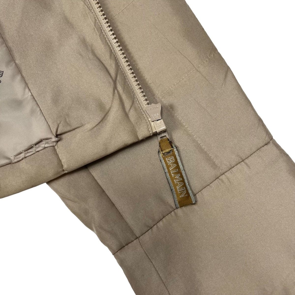 Balmain Silk Furs Zip Up Jacket