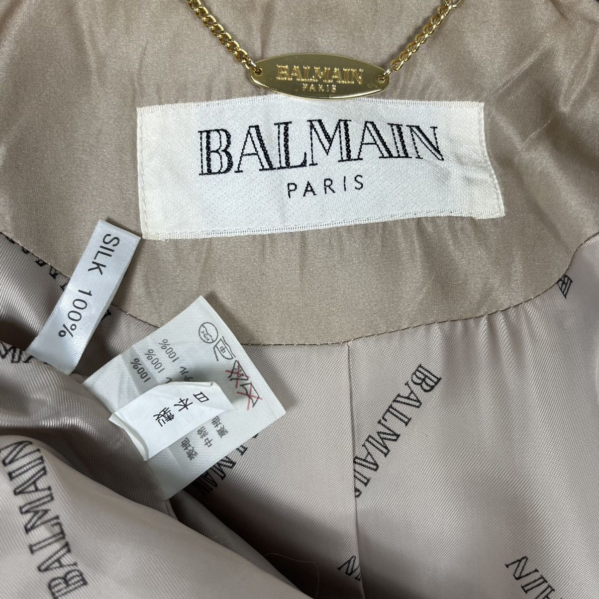 Balmain Silk Furs Zip Up Jacket