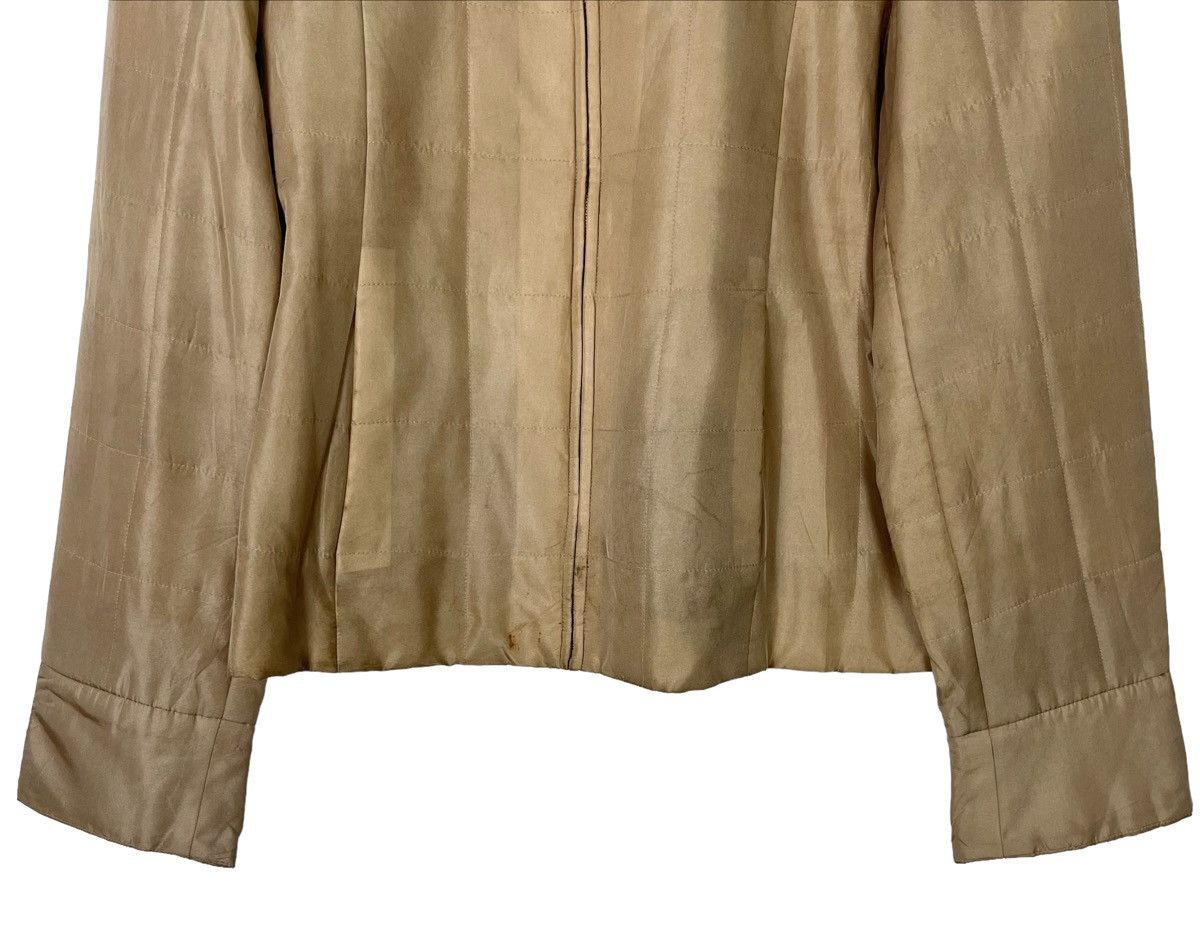 Balmain Silk Furs Zip Up Jacket