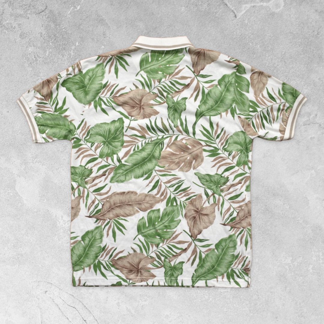 Vintage Vintage Plant Print Polo (L) Size US L / EU 52-54 / 3 - 3 Thumbnail