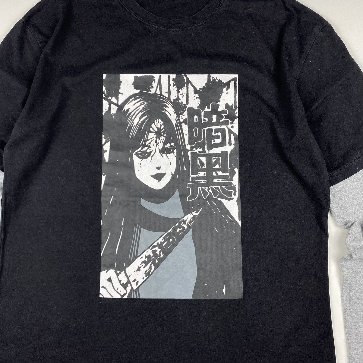 Anime Rare! Vintage Japanese Killer Girl Longsleeve Y2K Archive Size US XL / EU 56 / 4 - 2 Thumbnail