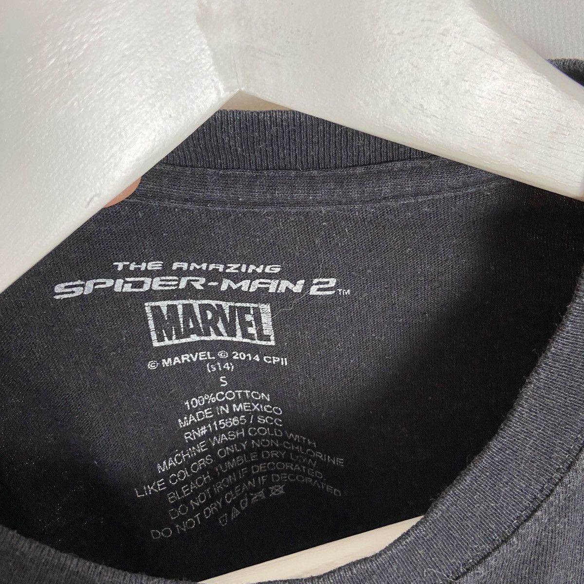 Marvel Comics Vintage faded Amazing Spider Man 2 2014 Promo tee Backprint Size US S / EU 44-46 / 1 - 7 Thumbnail