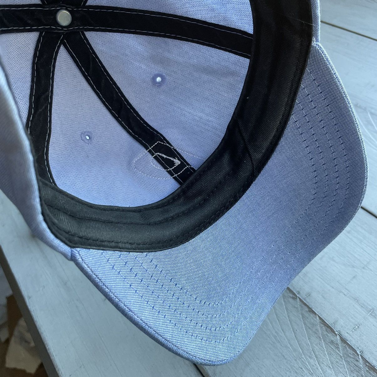 Palace 2017 P 6 panel dad cap pale blue woven cotton oxford hat Size ONE SIZE - 8 Thumbnail