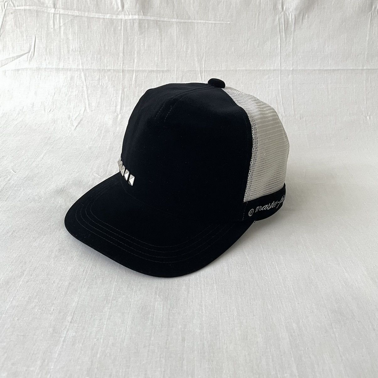 MasterPiece Vtg MasterPiece Velvet Trucket Hat Studded MSPC Japan Cap Size ONE SIZE - 1 Thumbnail