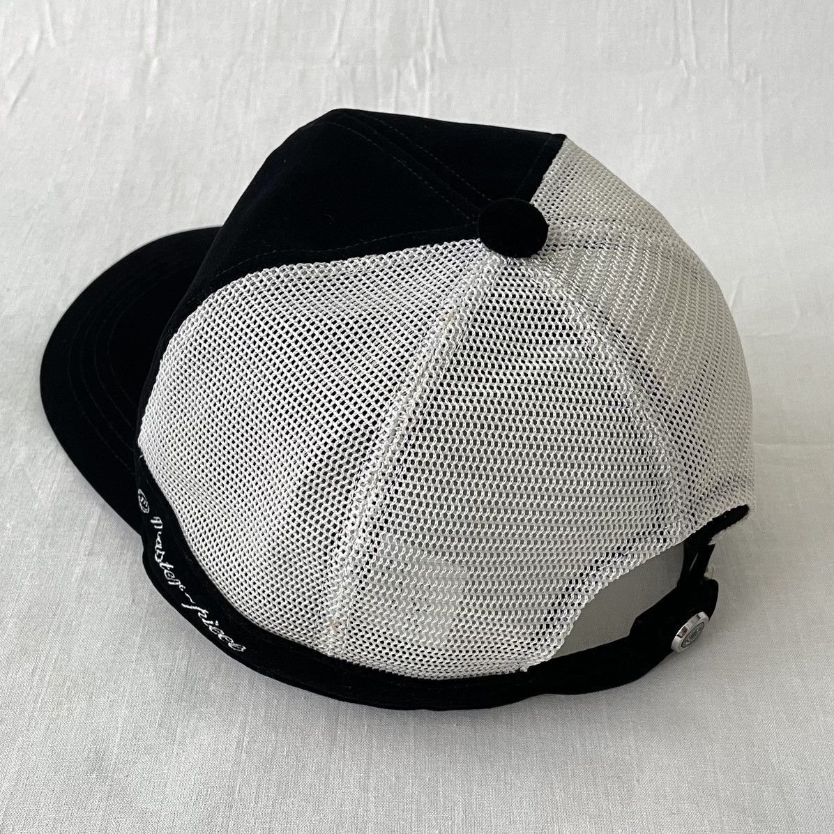 MasterPiece Vtg MasterPiece Velvet Trucket Hat Studded MSPC Japan Cap Size ONE SIZE - 7 Thumbnail