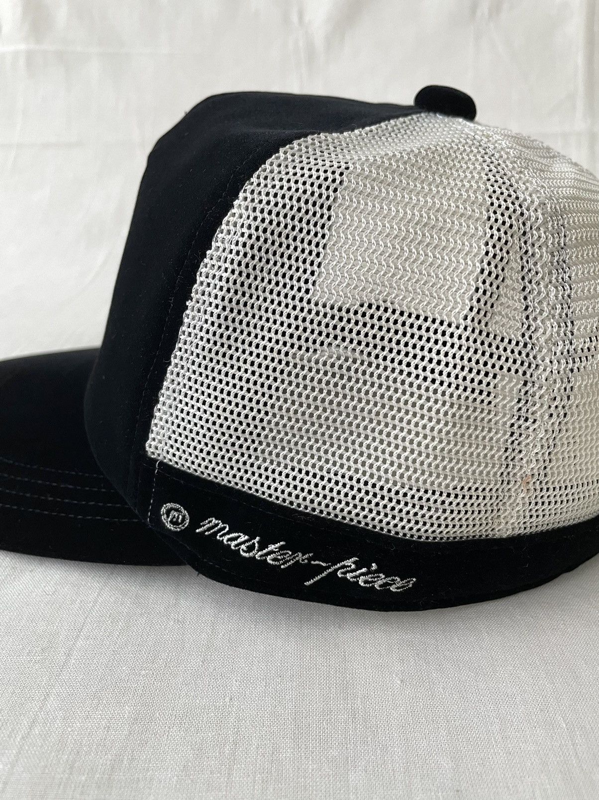 MasterPiece Vtg MasterPiece Velvet Trucket Hat Studded MSPC Japan Cap Size ONE SIZE - 6 Thumbnail