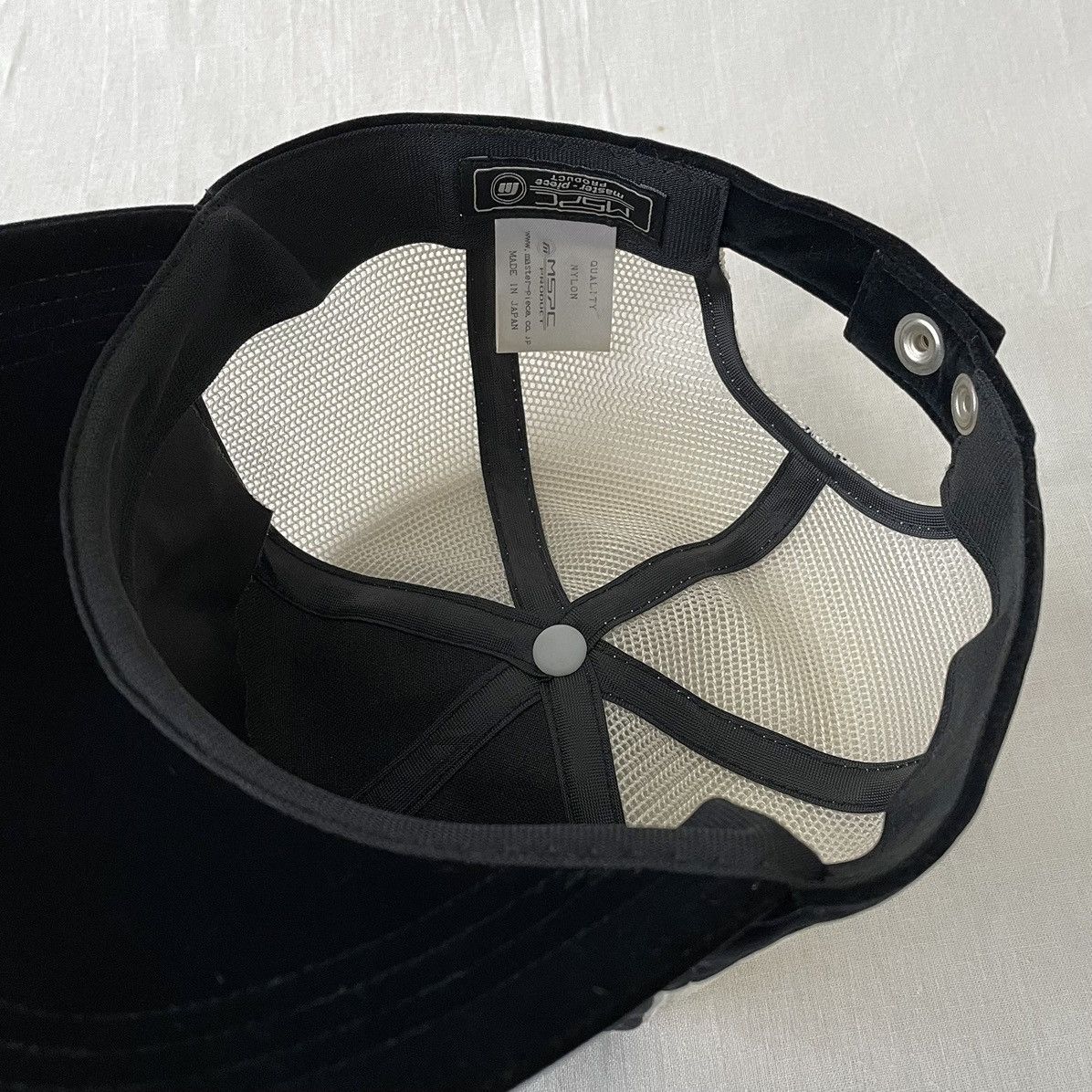 MasterPiece Vtg MasterPiece Velvet Trucket Hat Studded MSPC Japan Cap Size ONE SIZE - 12 Thumbnail