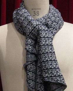 EG Blue Waves Scarf