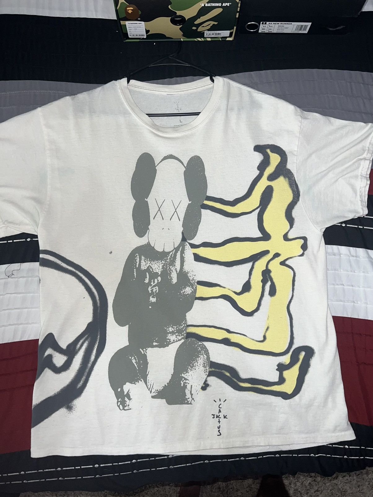 travis scott kaws tee
