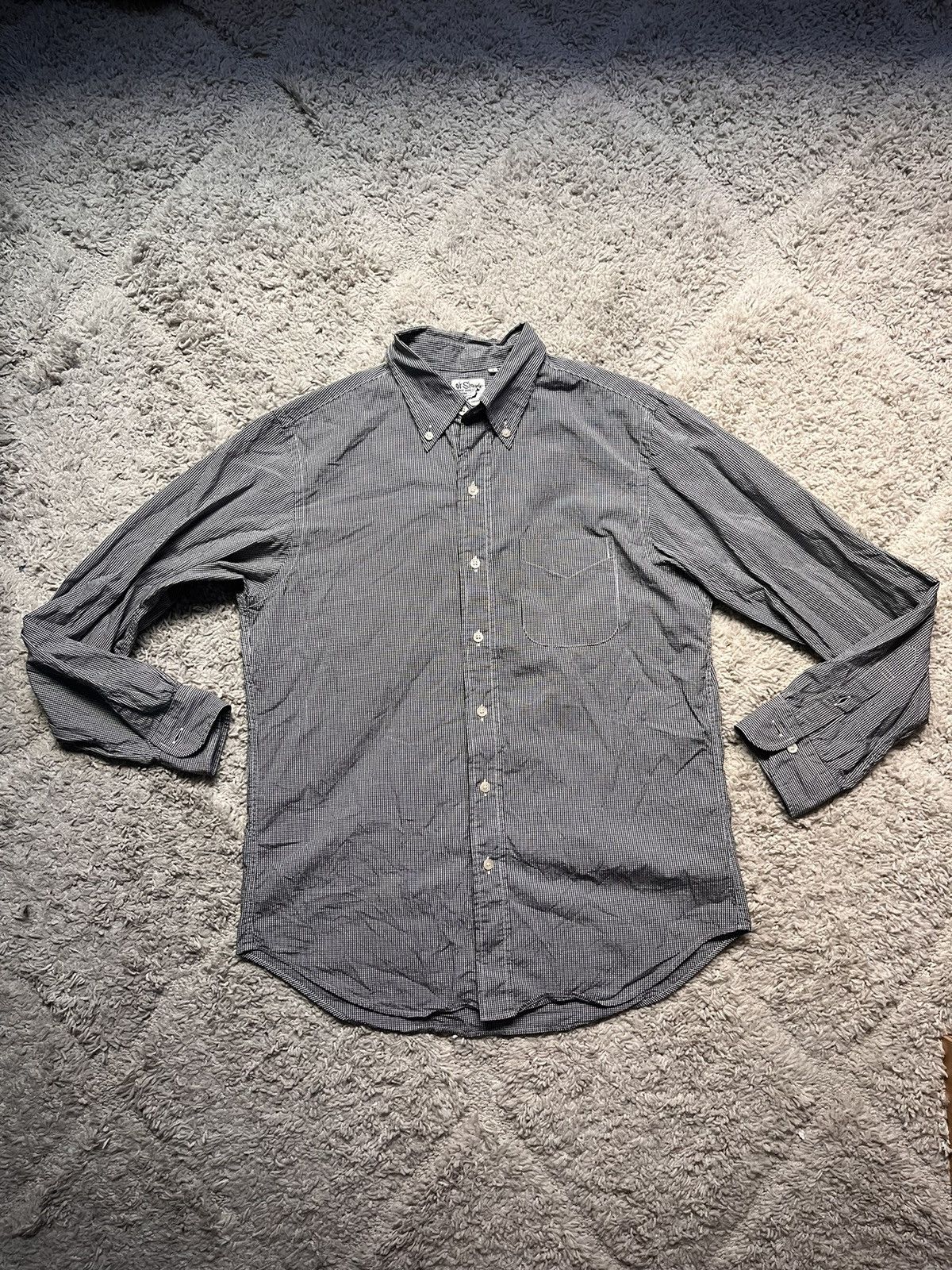 Ralph Lauren long sleeve button down check shirt, men's size L / eaa514322