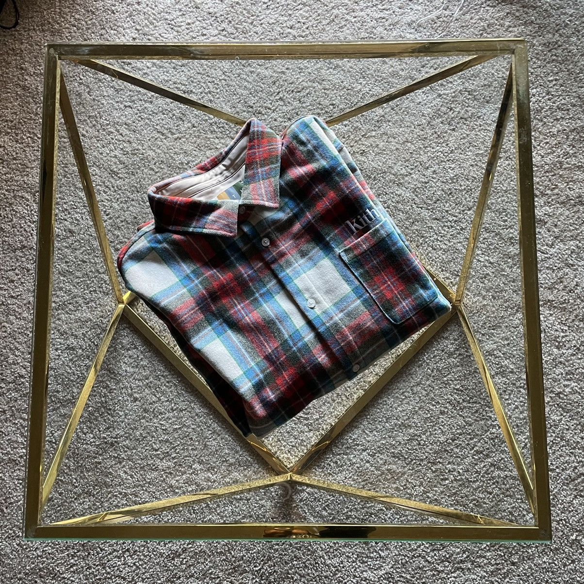 Kith 2021 CHECK PLAiD GiNZA BERGAMOT HEAVYWEiGHT WOOLEN FLANNEL Size US XL / EU 56 / 4 - 6 Thumbnail