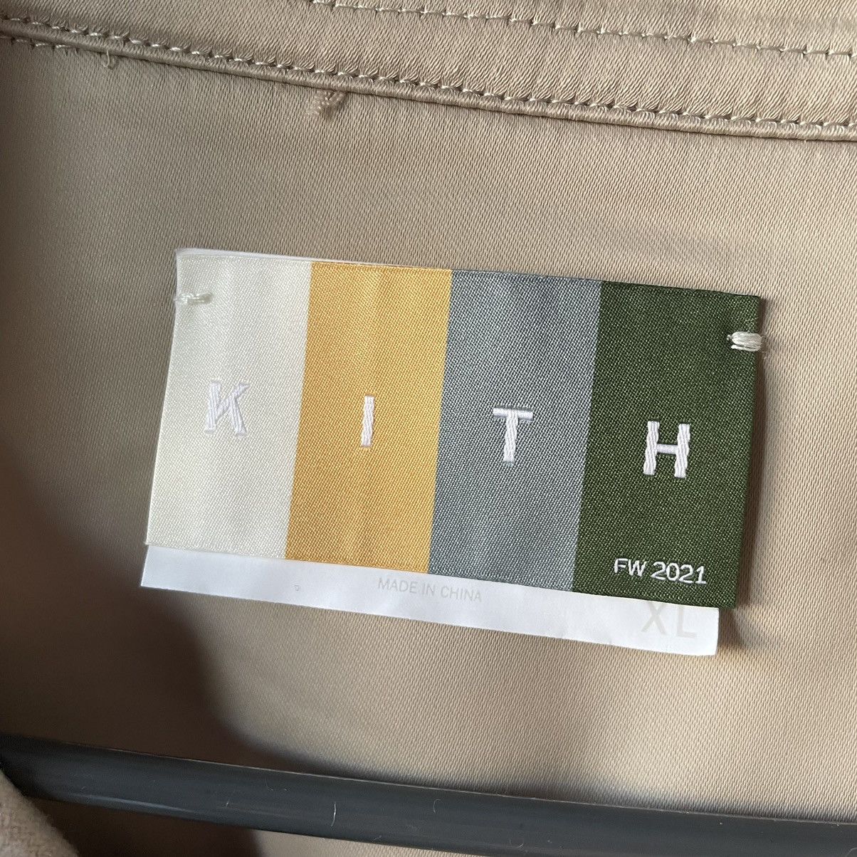 Kith 2021 CHECK PLAiD GiNZA BERGAMOT HEAVYWEiGHT WOOLEN FLANNEL Size US XL / EU 56 / 4 - 17 Thumbnail