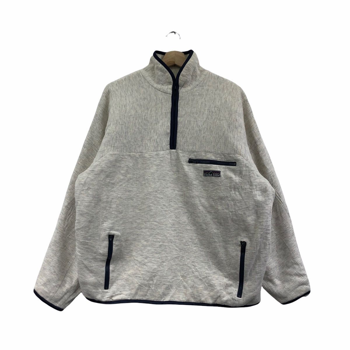 Vintage Fied Life Outdoor Sherpa Half Zipper Sweatshirt