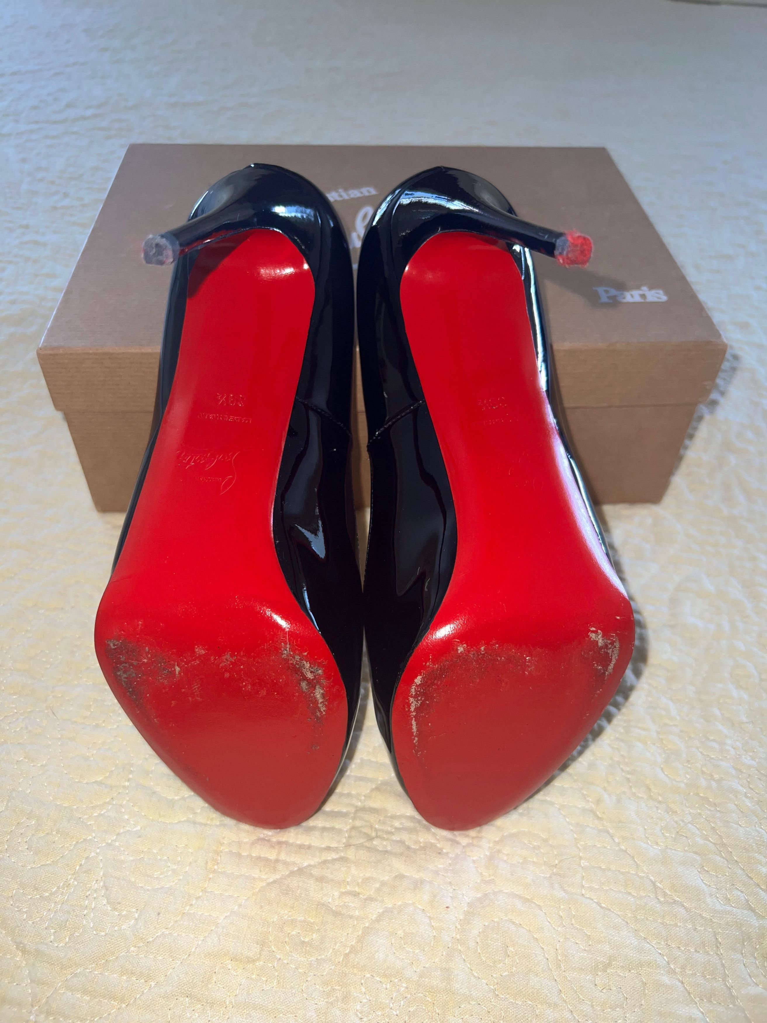 louboutin new very prive 120 patent