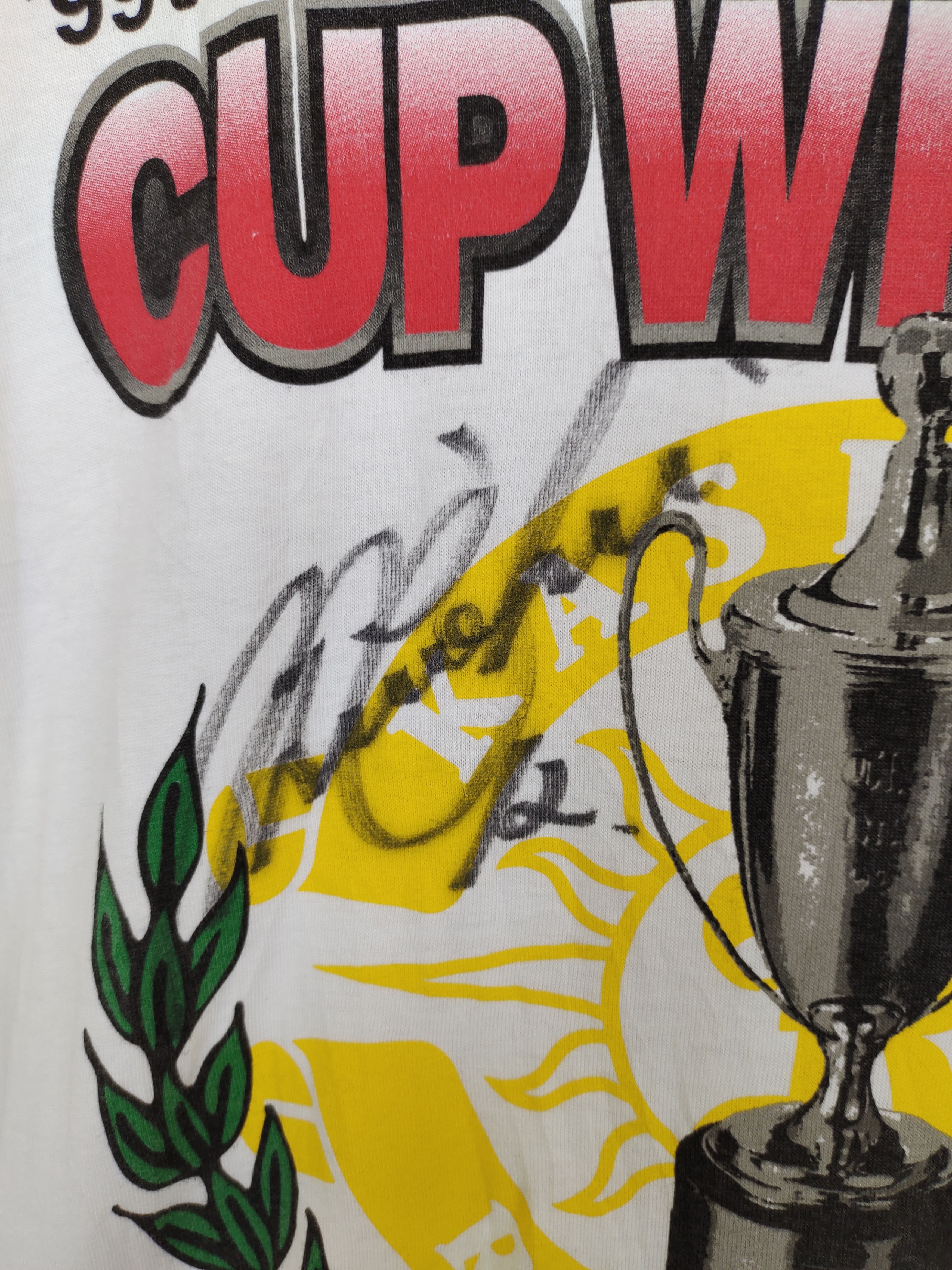 Vintage Vintage 90s J. League Kashiwa Reysol Team T-Shirt Size US L / EU 52-54 / 3 - 5 Thumbnail