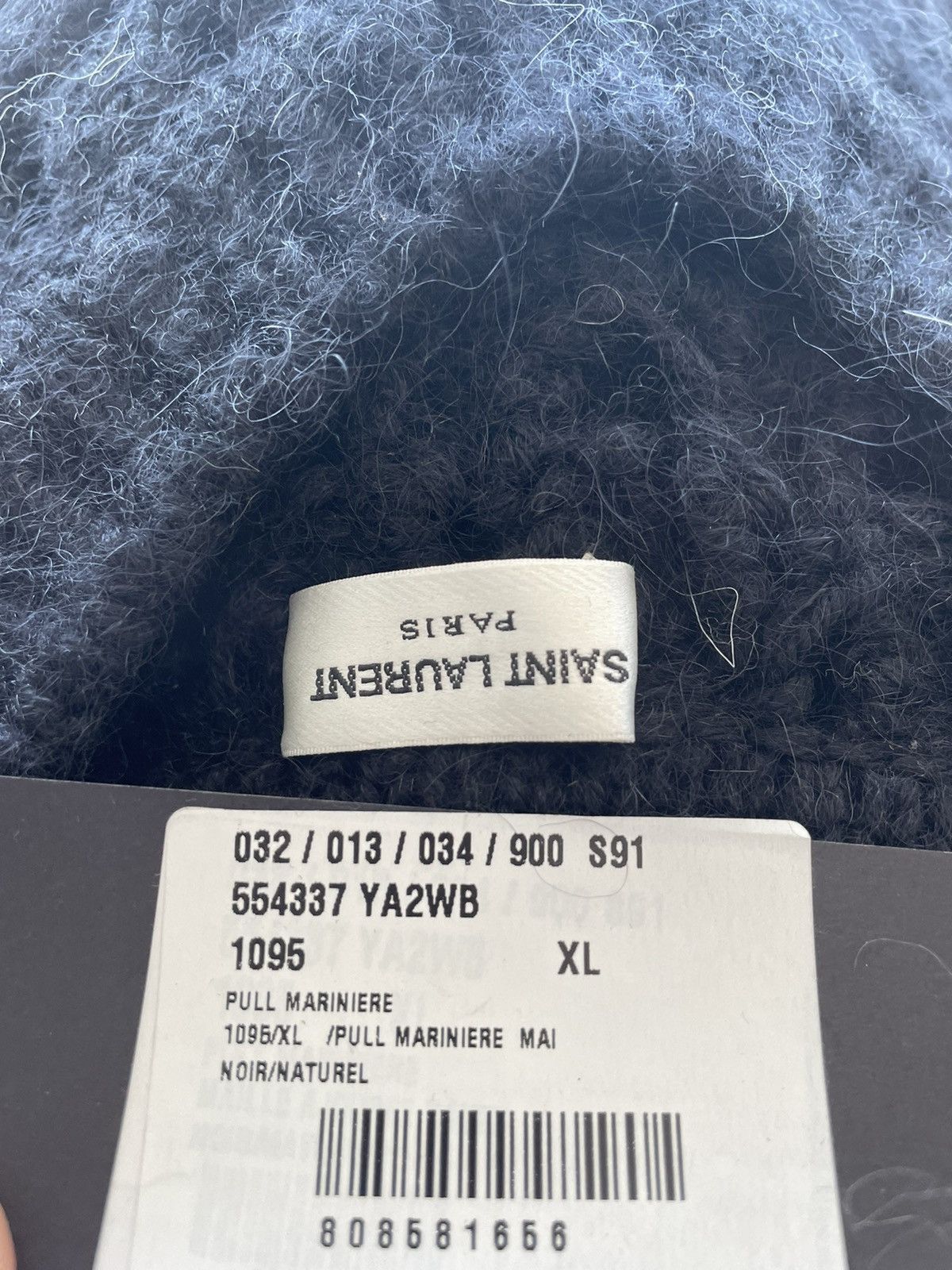 Hedi Slimane × Saint Laurent Paris × Yves Saint Laurent $1,500 NEW Super Runway Limited Edition Alpaca Wool Sweater Size US L / EU 52-54 / 3 - 22 Thumbnail