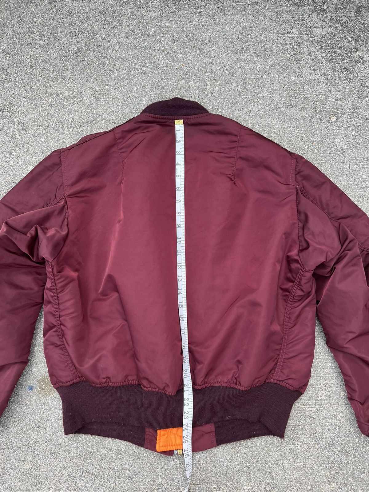 Alpha Industries Vintage 80s Alpha Industries IDEAL Zip Ox Blood MA-1 Bomber Size US L / EU 52-54 / 3 - 16 Thumbnail