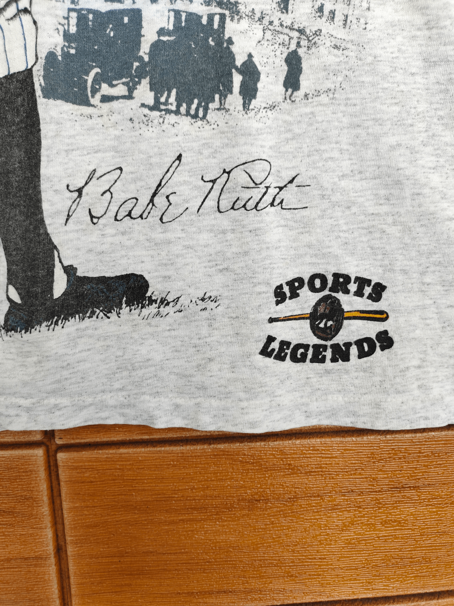 Vintage Vintage 90s 'Babe Ruth' Sport Legends MLB T-Shirt Size US L / EU 52-54 / 3 - 2 Thumbnail