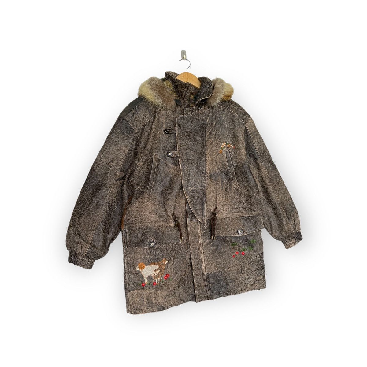 Hein Gericke 🔥Free Shipping🔥Fur Leather Jacket Size US L / EU 52-54 / 3 - 2 Thumbnail
