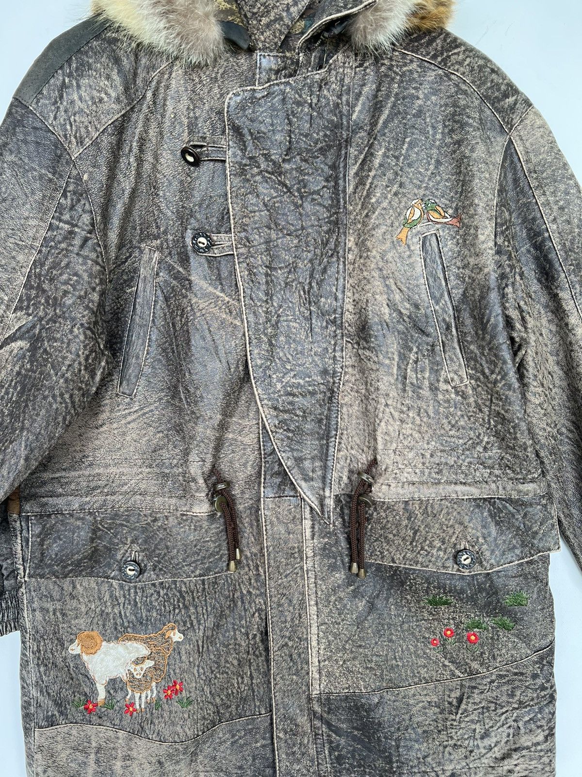 Hein Gericke 🔥Free Shipping🔥Fur Leather Jacket Size US L / EU 52-54 / 3 - 7 Thumbnail