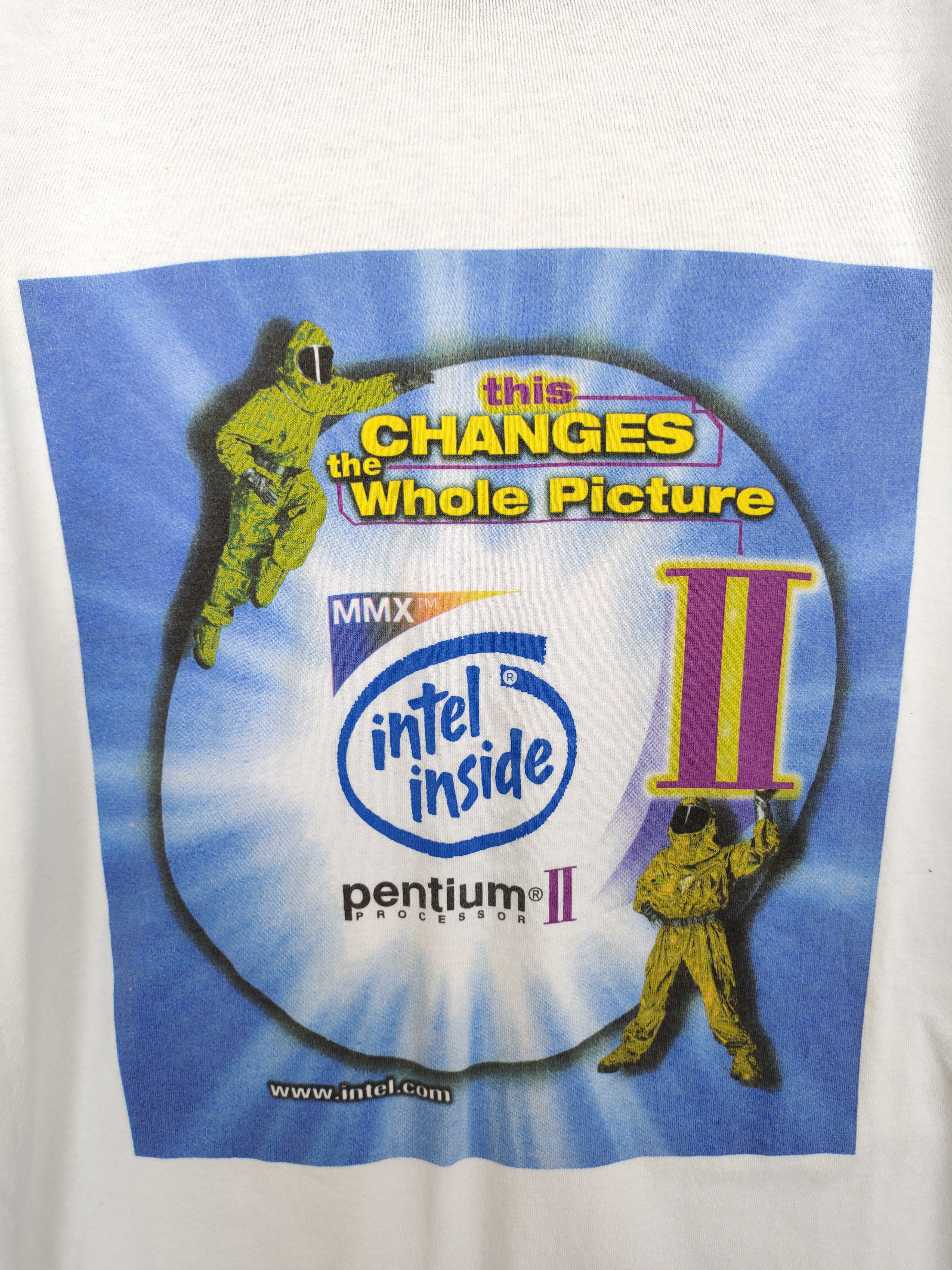 Apple Vintage 90s Intel Inside Pentium II Processor 1997 Size US XL / EU 56 / 4 - 6 Thumbnail