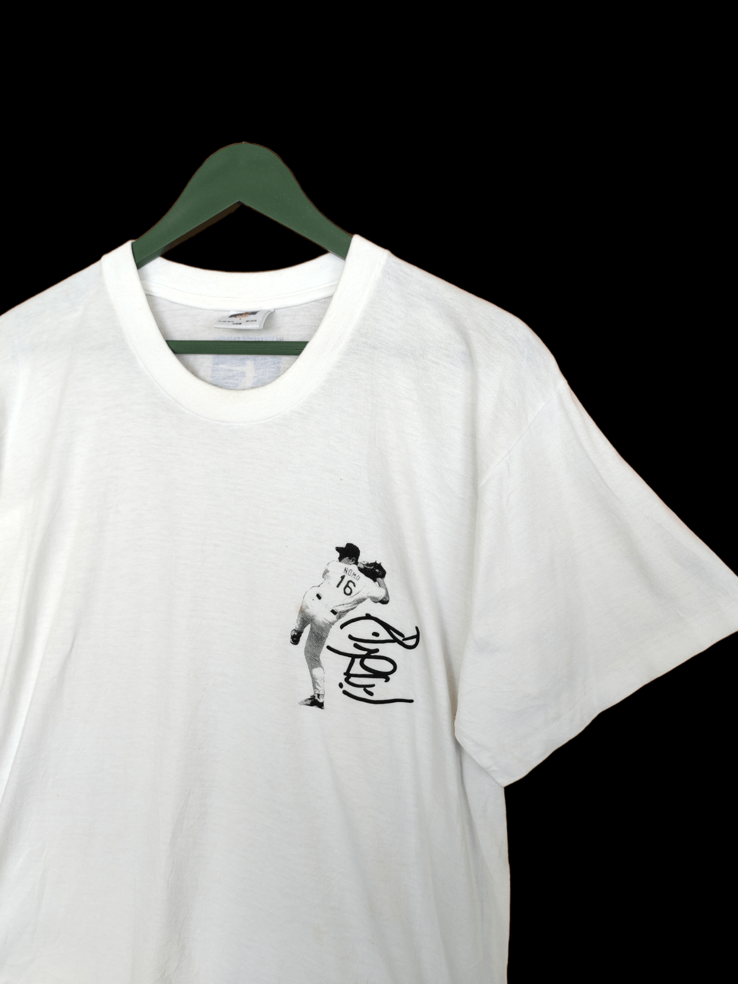 MLB Vintage 90s LA Dodgers Hideo Nomo MLB Promo T-Shirt Size US L / EU 52-54 / 3 - 1 Thumbnail