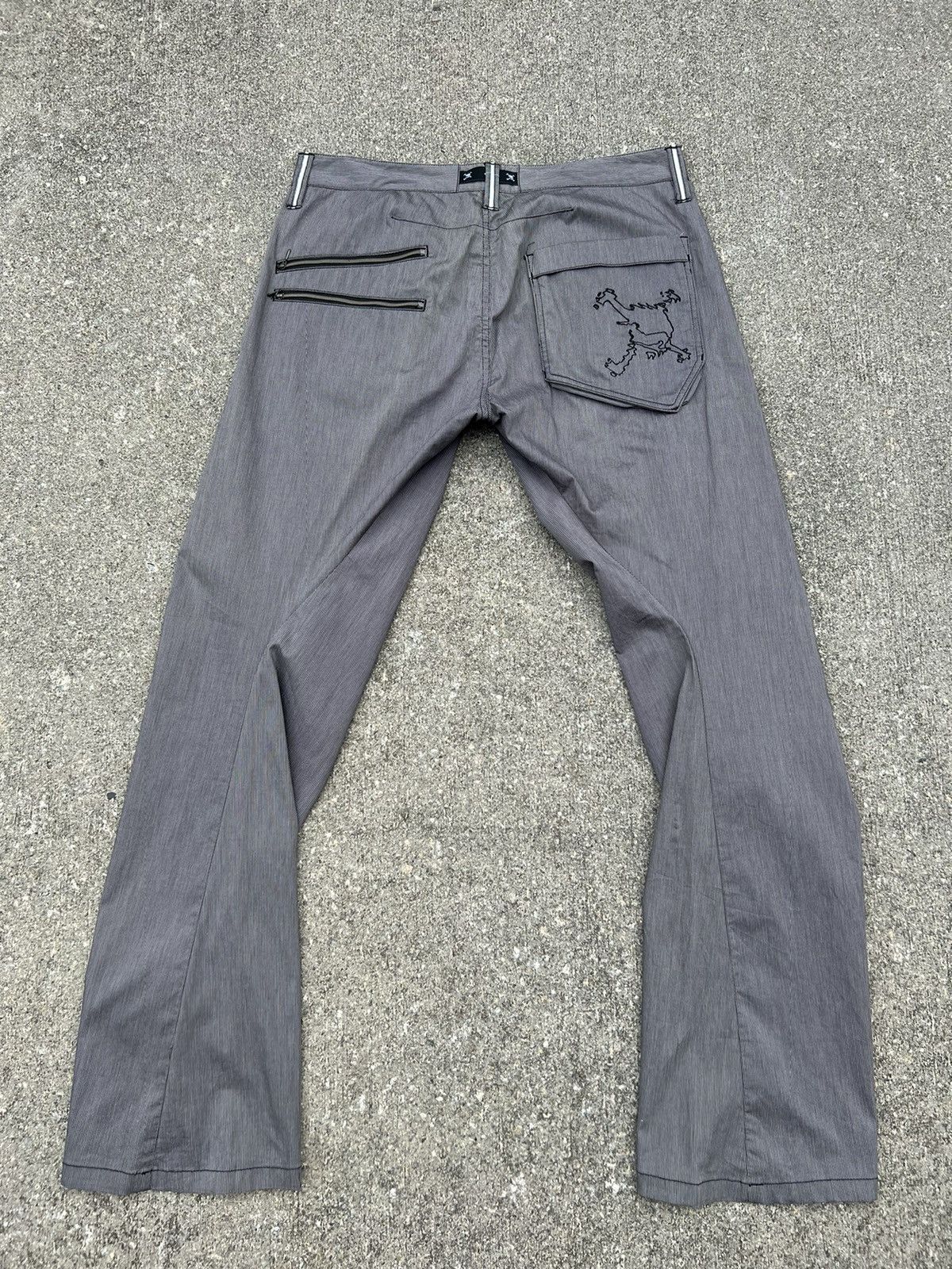 Oakley Oakley Multi Pocket Grey Stripe Twisted Knee Tactical Pant Size US 35 - 6 Thumbnail