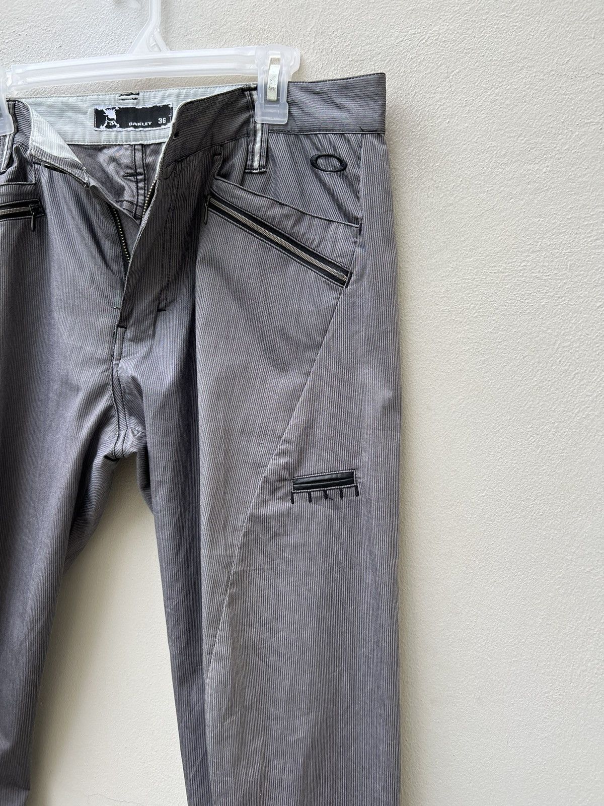 Oakley Oakley Multi Pocket Grey Stripe Twisted Knee Tactical Pant Size US 35 - 12 Thumbnail