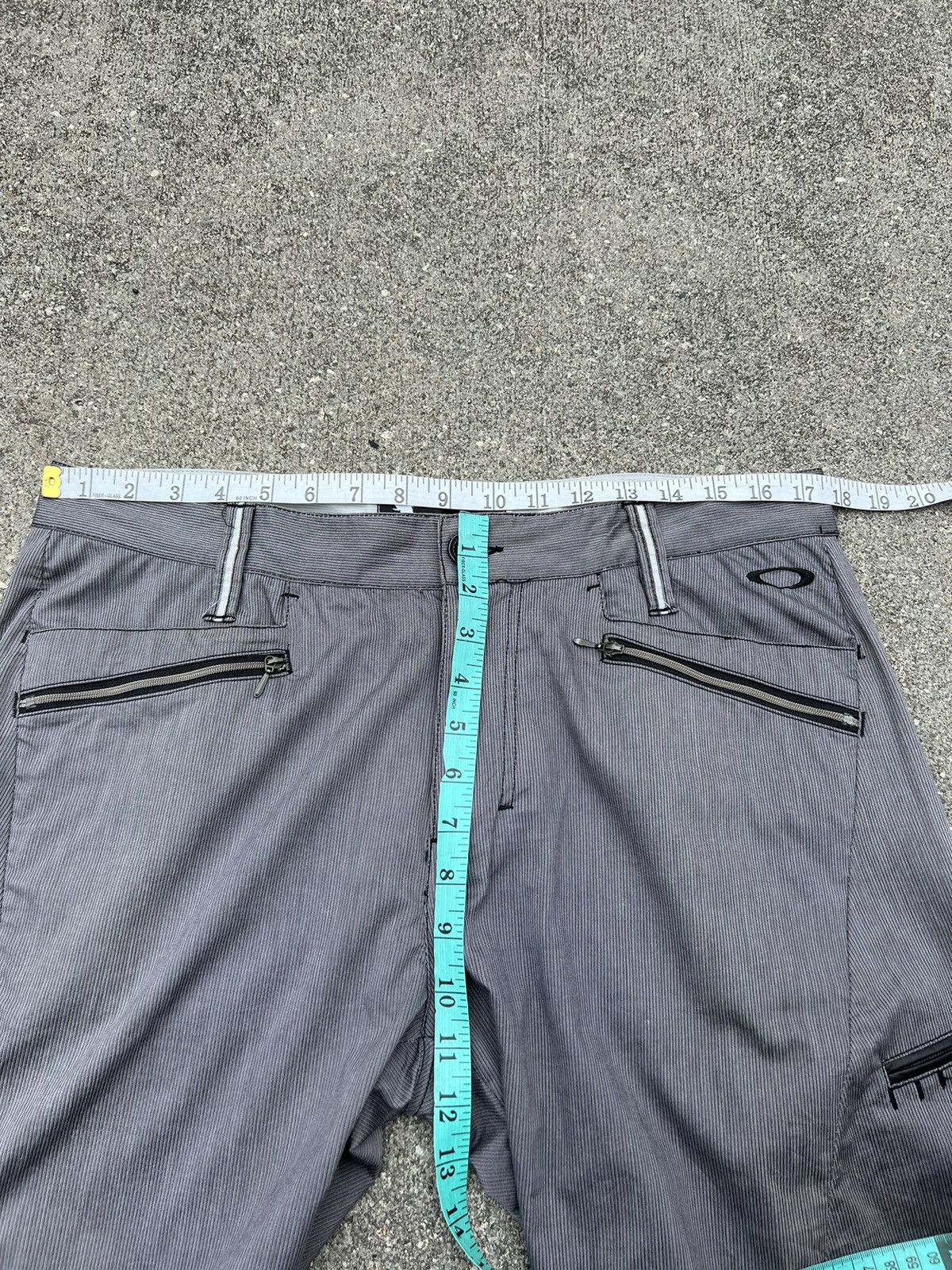 Oakley Oakley Multi Pocket Grey Stripe Twisted Knee Tactical Pant Size US 35 - 2 Thumbnail