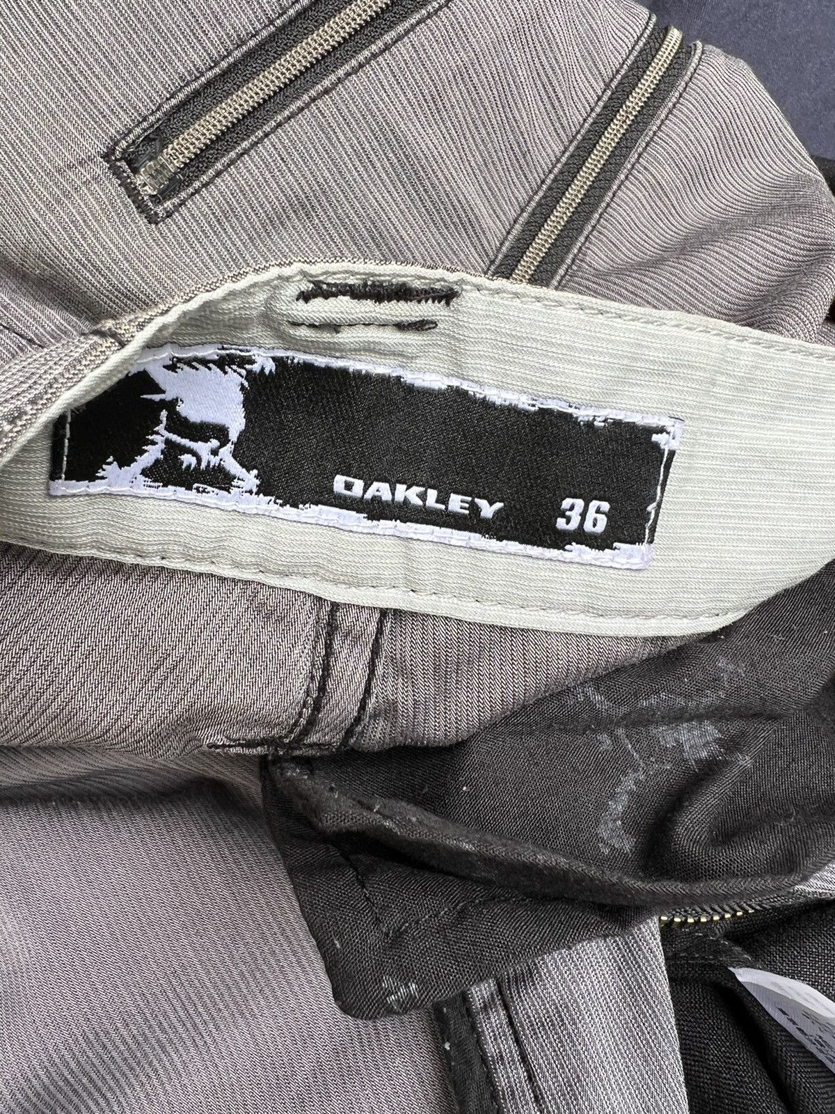 Oakley Oakley Multi Pocket Grey Stripe Twisted Knee Tactical Pant Size US 35 - 23 Thumbnail