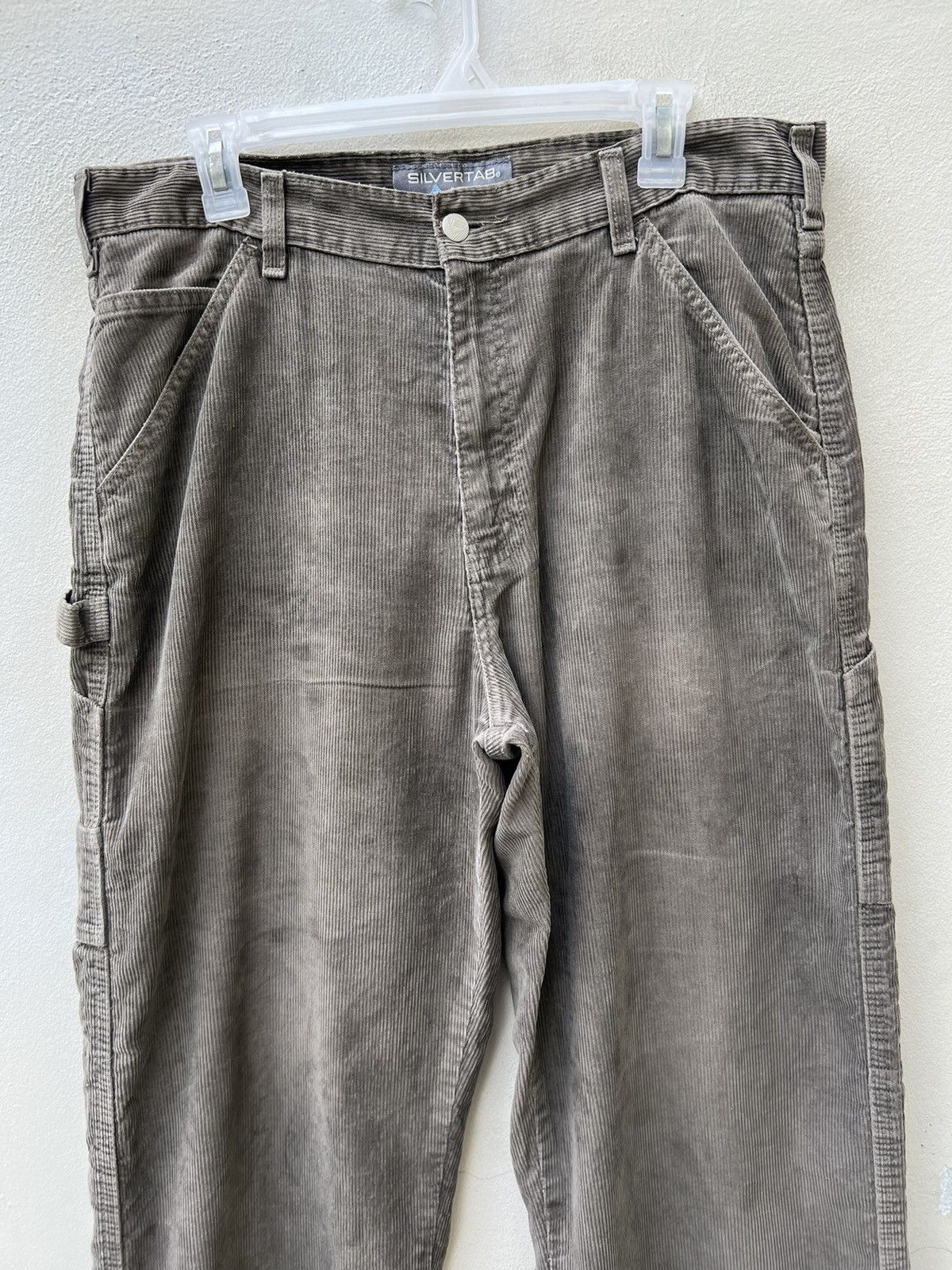 Levi's × Vintage Vintage 2000s Levi’s Silvertab Sun Fade Cord Trashed Pant Size US 33 - 7 Thumbnail