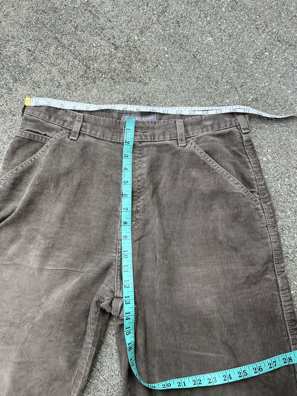 Levi's × Vintage Vintage 2000s Levi’s Silvertab Sun Fade Cord Trashed Pant Size US 33 - 2 Thumbnail