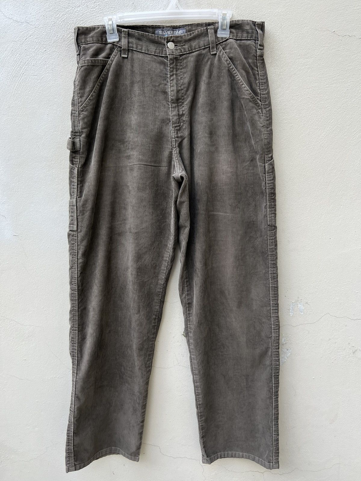 Levi's × Vintage Vintage 2000s Levi’s Silvertab Sun Fade Cord Trashed Pant Size US 33 - 6 Thumbnail